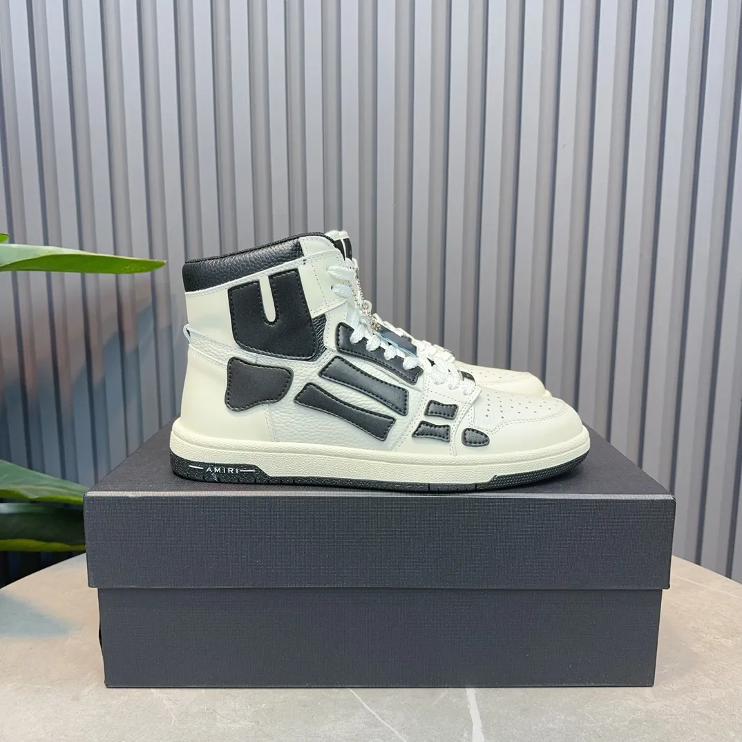 Men's shoes💰620💰 AMIRI AMIRI trendy brand hot sale🔥 Available all year round✅Couples💑 Official website synchronization Imported fabrics 1⃣️ratio 1⃣️Re-engraved, original factory special original sole, 35-45 (38.45. Non-refundable)